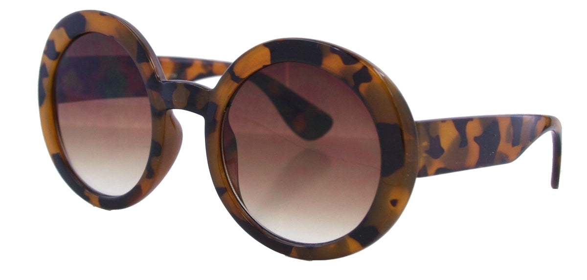 2893FTM - Wholesale Round Sunglasses in Tortoise
