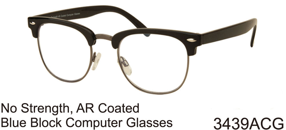 3439ACG - Wholesale Blue Light Blocking AR Coated Computer Glasses