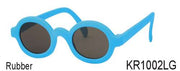 KR1002LG - Wholesale Kids Flexible Round Sunglasses