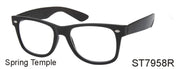 ST7958R - Wholesale Classic Traveler Style Unisex Reading Glasses in Black