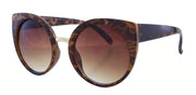 2897RVTM - Whoelsale Women's Round Cat Eye Sunglasses in Tortoise