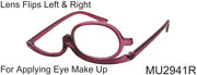 MU2941R - Wholesale Women's Chic Makeup Reading Glasses in Purple