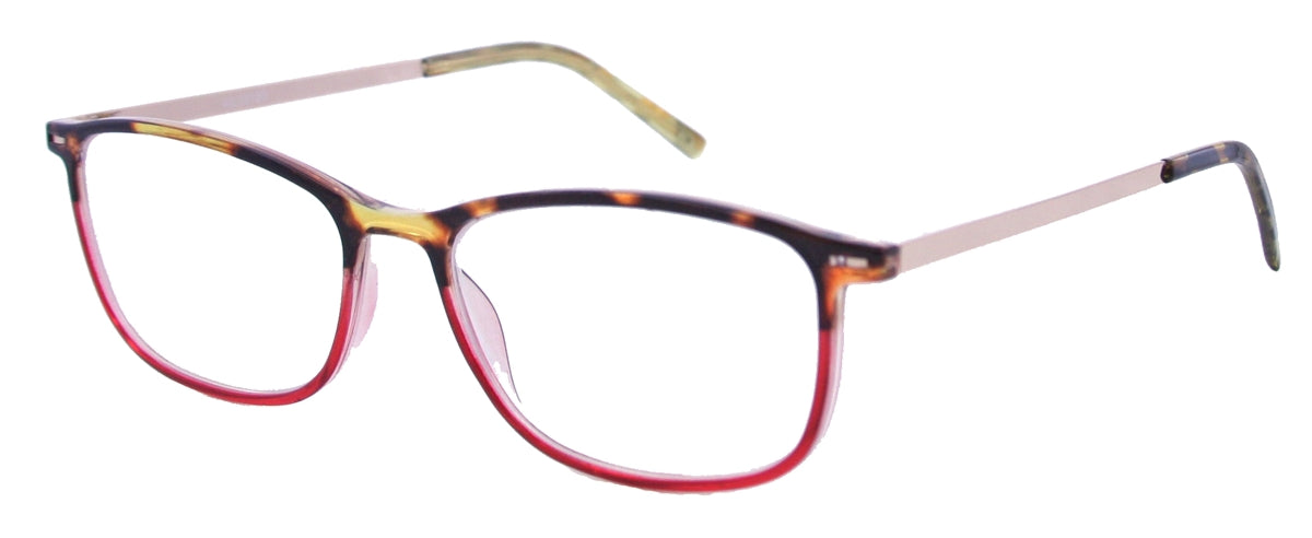 ML1918R - Wholesale Women's Sleek and Lightweight Reading Glasses in Red
