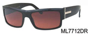 ML7712DR - Wholesale Square Sunglasses in Black