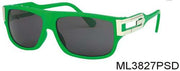 ML3827PSD - Wholesale Retro Old School Sunglasses in Green