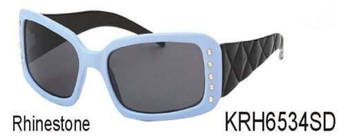KRH6534SD -Wholesale Kids Sunglasses with Quilted Design