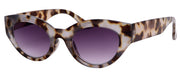 8129SR - Wholesale Women's Round Cat Eye Reading Sunglasses in light tortoise