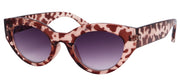 8129SR - Wholesale Women's Round Cat Eye Reading Sunglasses in red tortoise