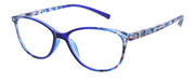 ST1945R - Wholesale Women's Two Tone Pattern Reading Glasses in Blue