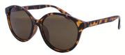 1602PL - Wholesale Round Cat Eye Style Fashion Polarized Sunglasses in Tortoise