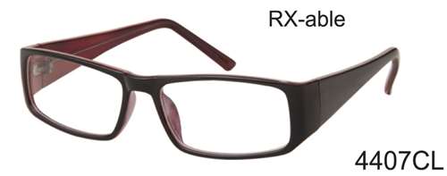 4407CL - Wholesale RX-able Clear Lens Glasses