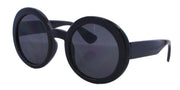 2893FTM - Wholesale Round Sunglasses in Black