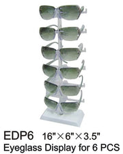 EDP6 - Wholesale Tabletop Eyeglass Display for 6 Pairs