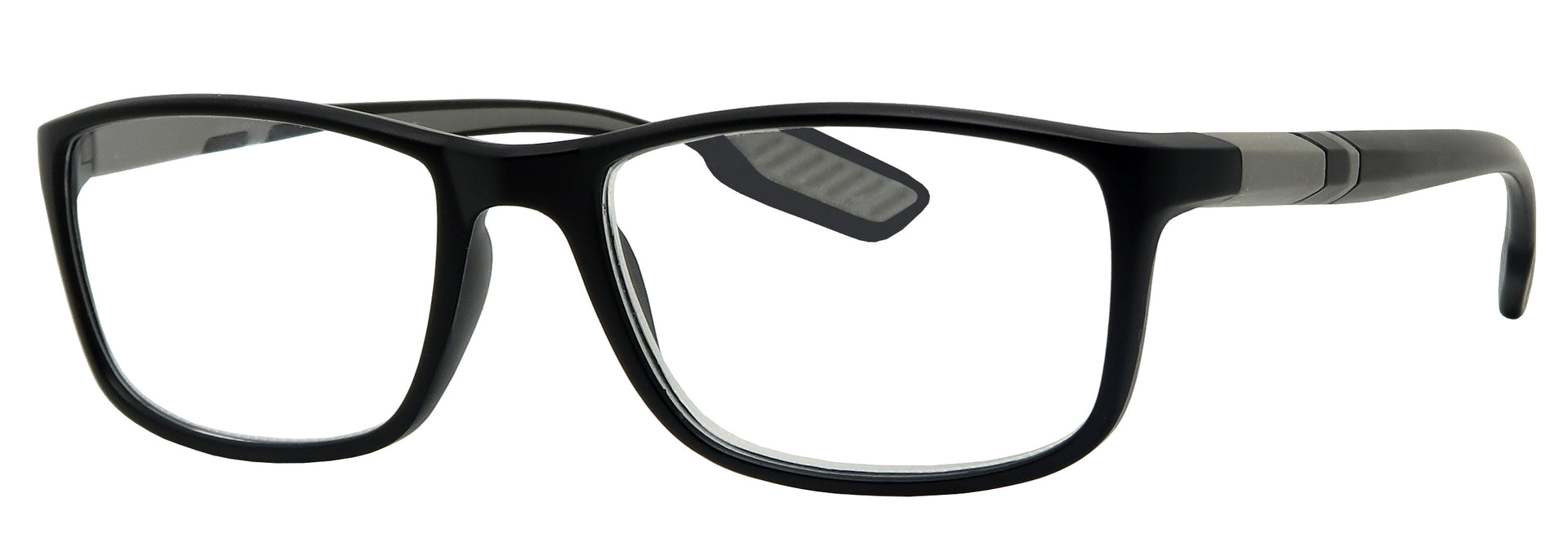 DB6962R -  Wholesale Men's Double Injection Sport Style Style Reading Glasses in Grey