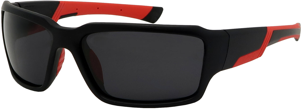 DB7745PL - Wholesale Double Injection Sport Polarized Sunglasses