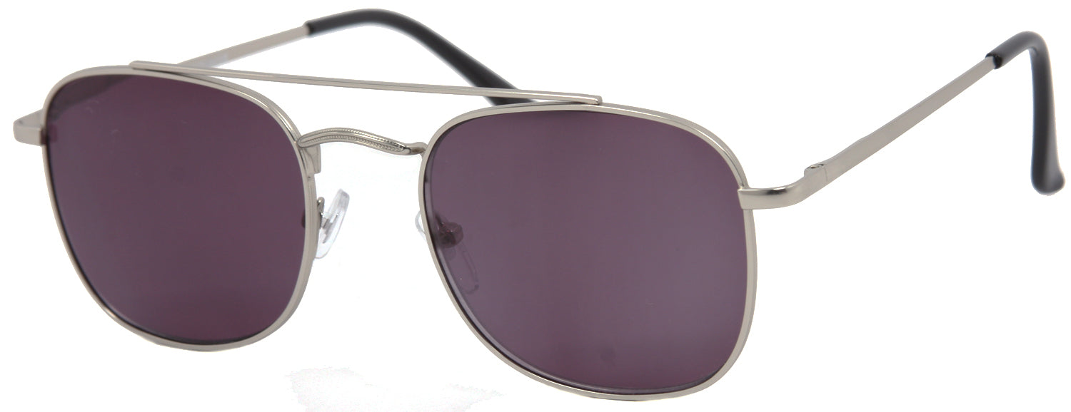 DST5996SR - Wholesale Navigator Style Metal Reading Sunglasses in Silver