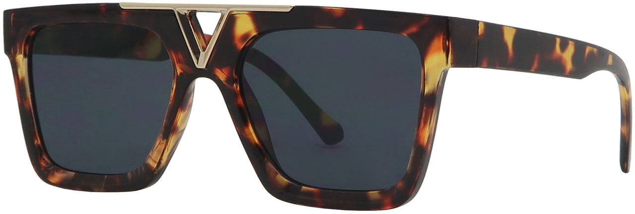 ML1475TM - Wholesale Women's Butterfly Flat Top Fashion Sunglasses