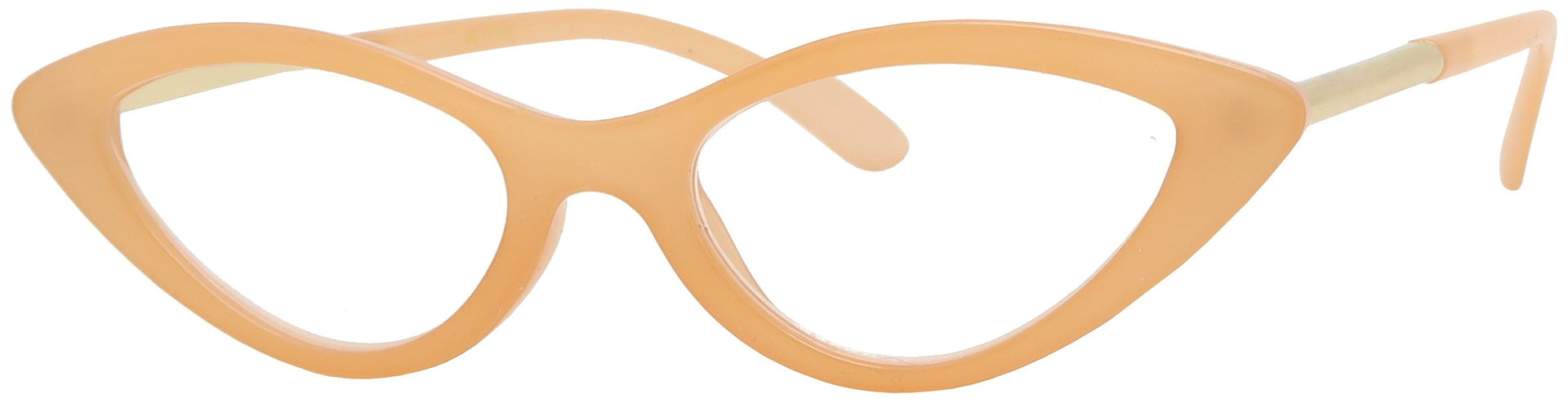 ML1511R - Wholesale Women's Jelly Cat Eye Reading Glasses in Orange