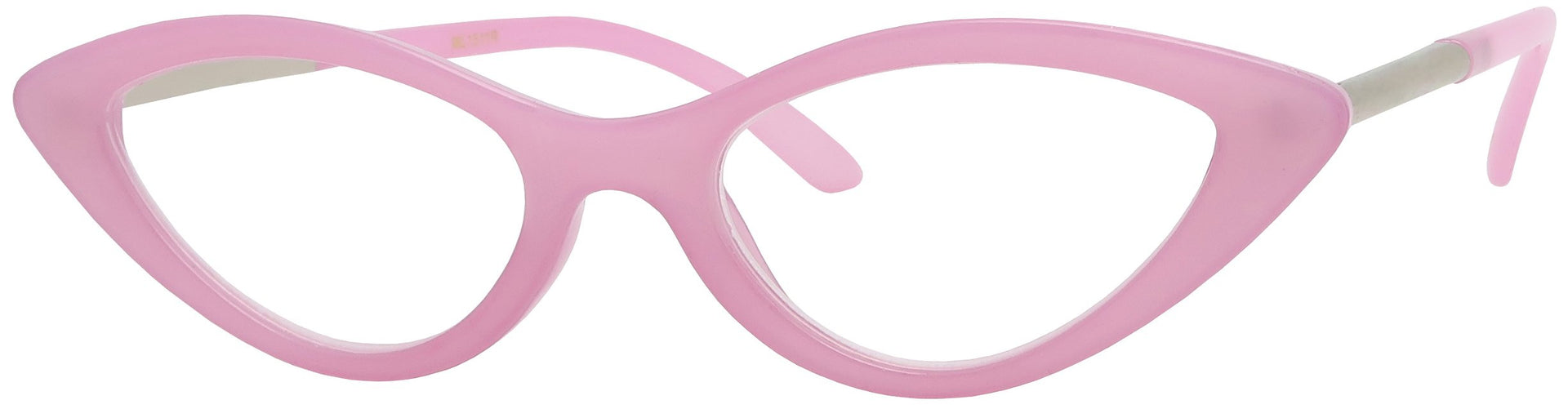 ML1511R - Wholesale Women's Jelly Cat Eye Reading Glasses in Pink