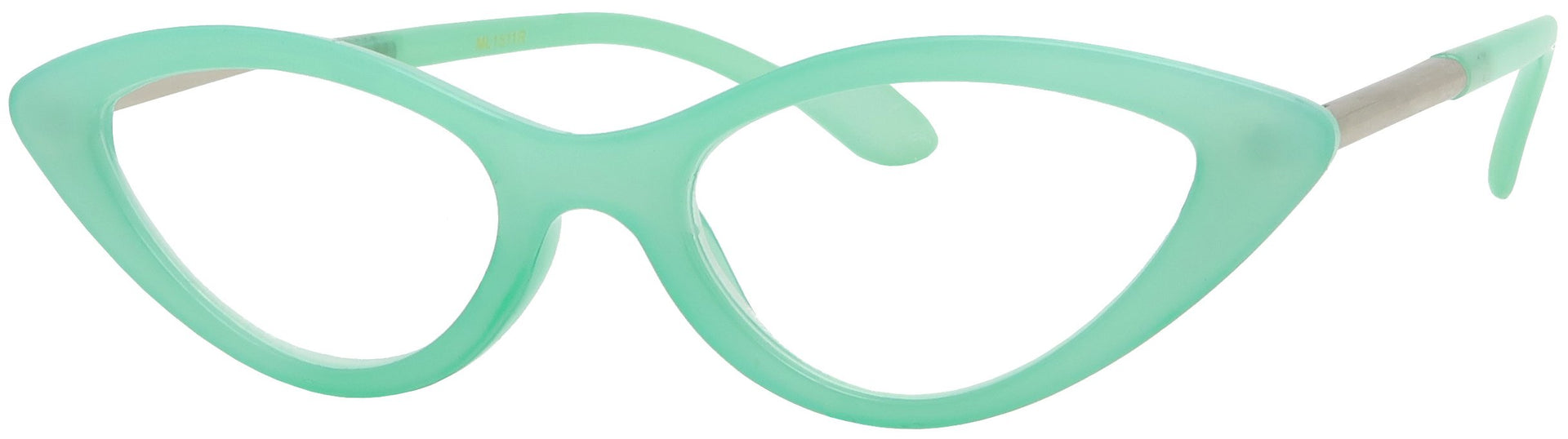 ML1511R - Wholesale Women's Jelly Cat Eye Reading Glasses in Green