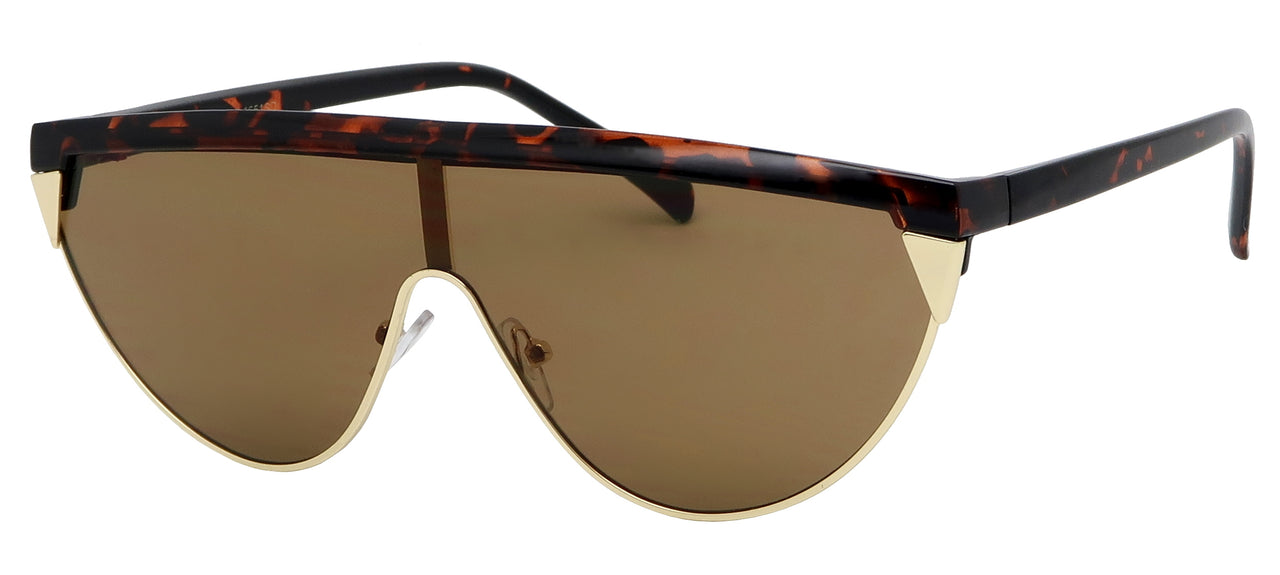 ML1651SD - Wholesale One Piece Fashion Shield Women's Sunglasses