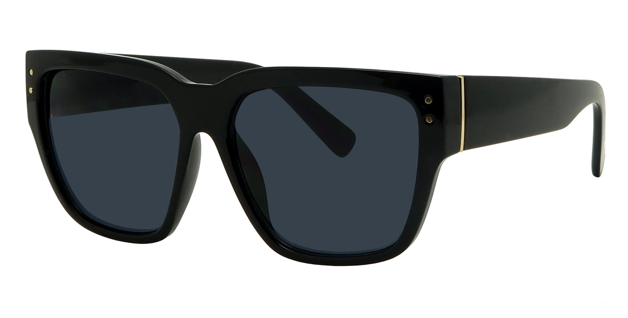 ML1668SD - Wholesale Women's Wide Brow Fashion Sunglasses w/studs