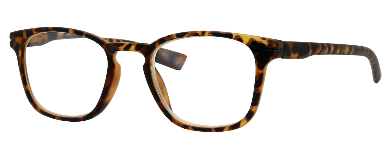 RB1535R -  Wholesale Men's Rubberized Rectangular Frame Reading Glasses