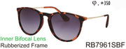 RB7961SBF - Wholesale Women's Keyhole Style Bifocal Reading Sunglasses in Tortoise