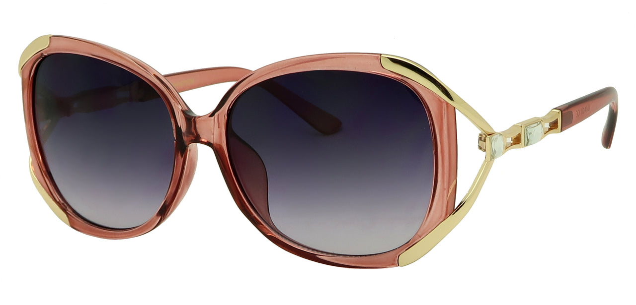 RH1675TM - Wholesale Women's Rhinestone Vented Frame Sunglasses