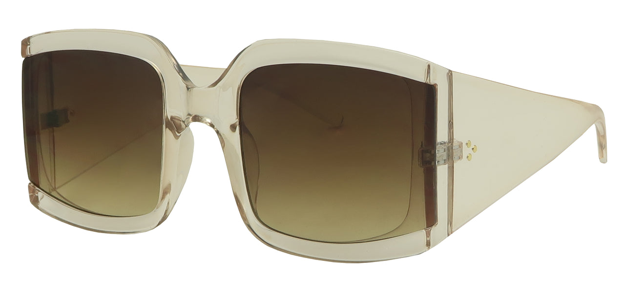 SD1684FTM - Wholesale Women's Bold Wide Temple Fashion Sunglasses