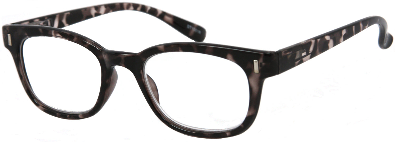 ST1501R -  Wholesale Unisex Basic Style Reading Glasses in Grey Tortoise