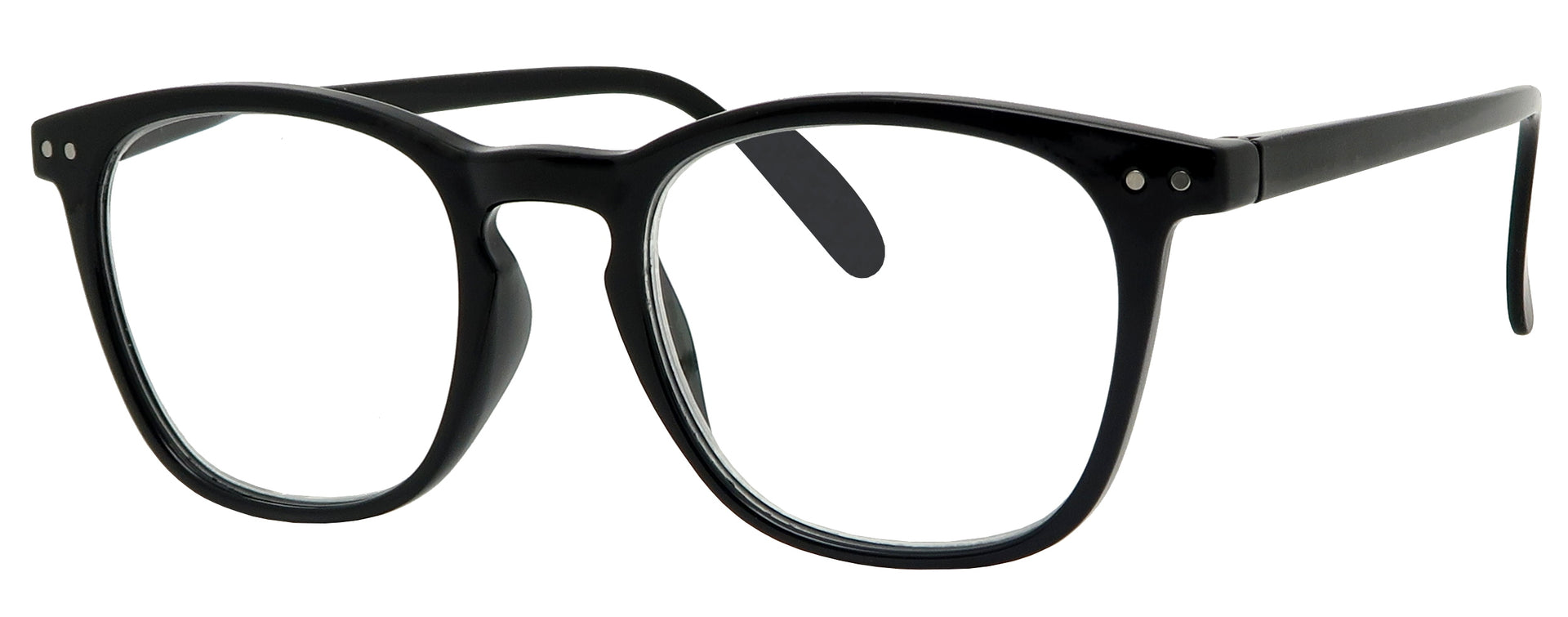 ST1502R -  Wholesale Unisex Key Hole Style Reading Glasses in Black