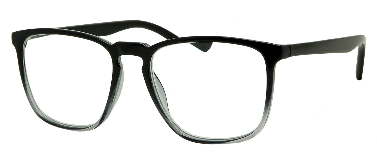 ST1507R -  Wholesale Men's Rectangular Two Tone Frame Reading Glasses