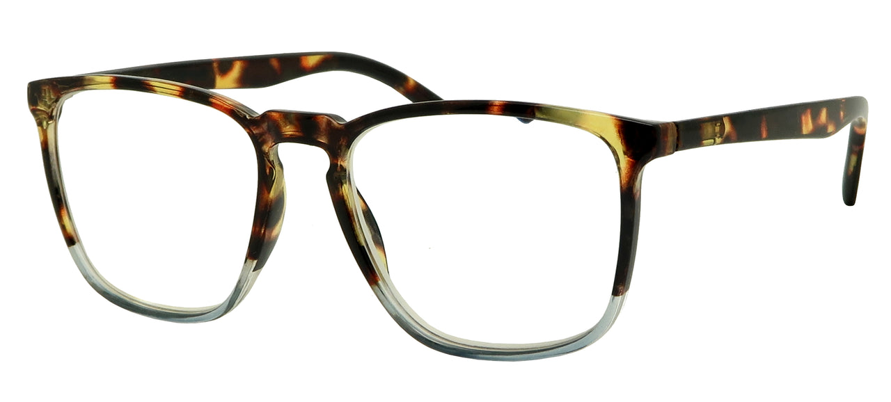 ST1507R -  Wholesale Men's Rectangular Two Tone Frame Reading Glasses