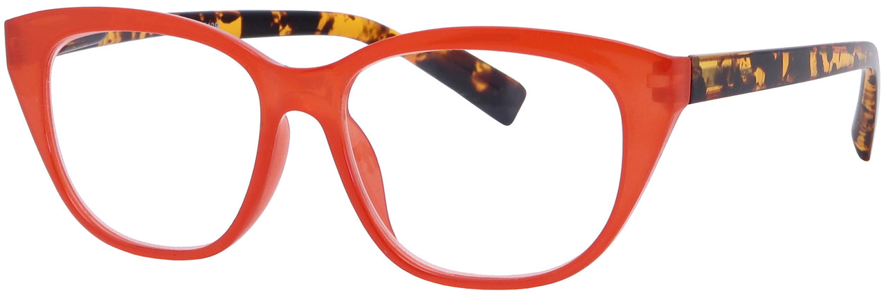 ST1513R - Wholesale Women's Jelly Marble Pattern Reading Glasses in Red