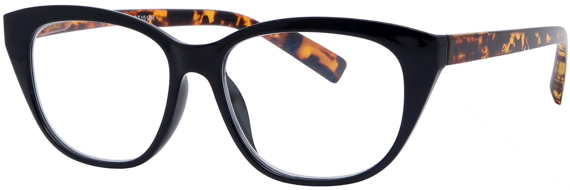 ST1513R - Wholesale Women's Jelly Marble Pattern Reading Glasses in Black
