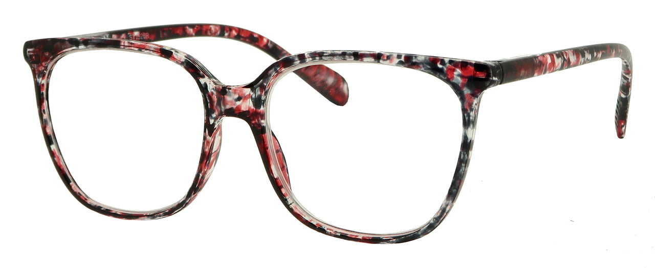 ST1526R -  Wholesale Unisex Marble Frame Pattern Reading Glasses