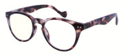ST1948R - Wholesale Keyhole Style Marble Framed Unisex Reading Glasses in Purple Tortoise