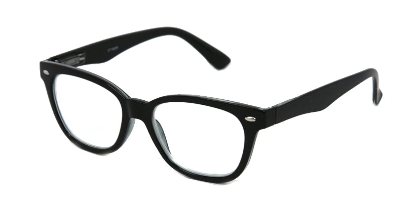ST1953R - Wholesale Square Shaped Unisex Reading Glasses in Black