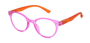 ST1957R - Wholesale Women's Frosted Two Tone Reading Glasses in Purple