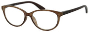 ST1964R - Wholesale Women's Marble Two Tone Cat Eye Reading Glasses in Brown
