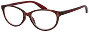 ST1964R - Wholesale Women's Marble Two Tone Cat Eye Reading Glasses in Red