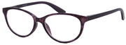 ST1964R - Wholesale Women's Marble Two Tone Cat Eye Reading Glasses in Purple