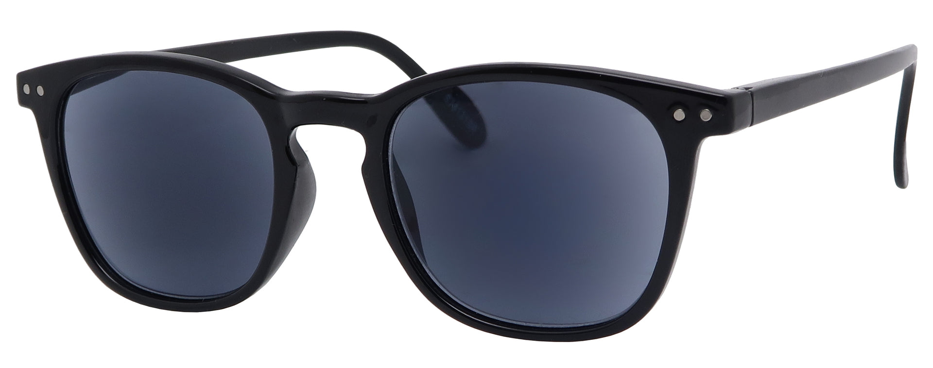 ST8131SR - Wholesale Unisex Keyhole Style Reading Sunglasses in Black