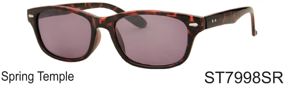 ST7998SR - Wholseale Unisex Classic Style Reading Sunglasses in Tortoise