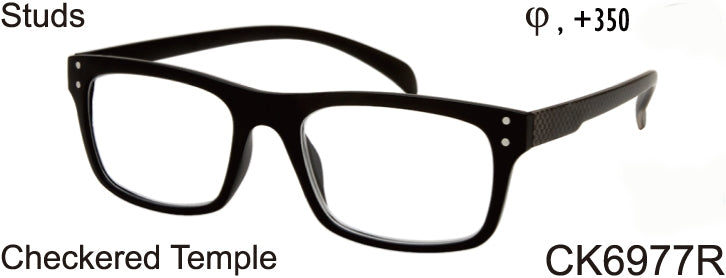 CK6977R -Wholesale Men's Basic Reading Glasses in Black