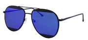 3125FRT - Wholesale Fashion Aviator Sunglasses in Black