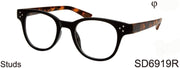 SD6919R - Wholesale Unisex Fashion Reading Glasses in Black