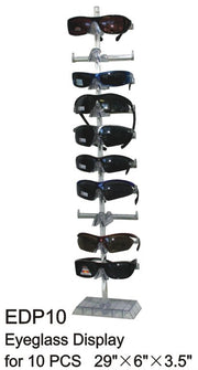 EDP10 - Wholesale Tabletop Eyeglass Display for 10 Pairs
