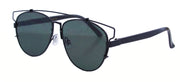 2191FTM - Wholesale Fashion Flat Top Sunglasses in Black